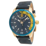 Online J. W. Hulme Co 43Mm Quartz Sunray Dial Leather Strap Watch Men's