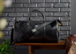 Best J. W. Hulme Co Continental Duffel Black Heritage