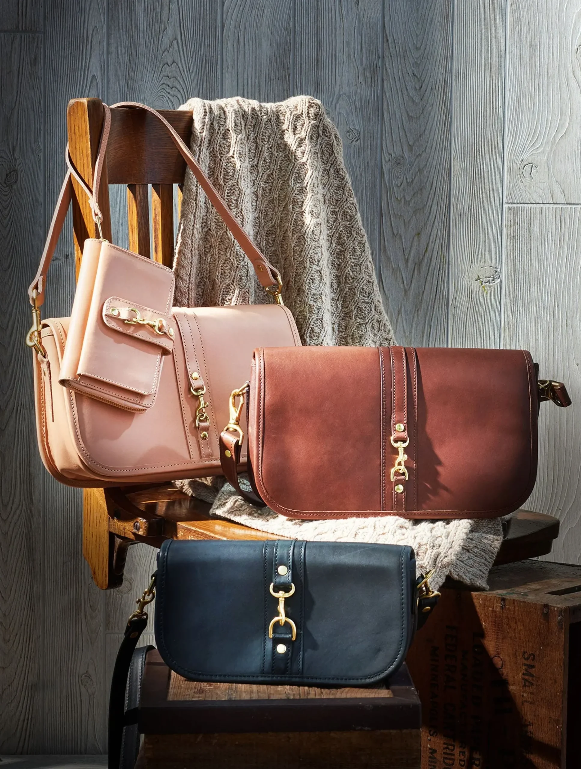 del-mar-clutch-crossbody-with-BWOfvxfl-1.webp Sale J. W. Hulme Co Del Mar Clutch Crossbody With Shoulder And Crossbody Straps-Large Natural Vachetta Heritage