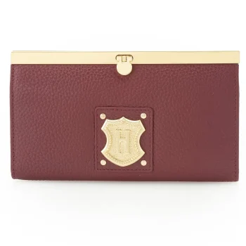 New J. W. Hulme Co Dylan Leather Frame Wallet Clutch