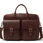 Hot J. W. Hulme Co Editor Briefcase With Trolley Sleeve V1 American Heritage Leather
