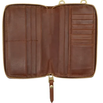 Fashion J. W. Hulme Co Excursion Cell Phone Zip Wallet Crossbody Natural Heritage