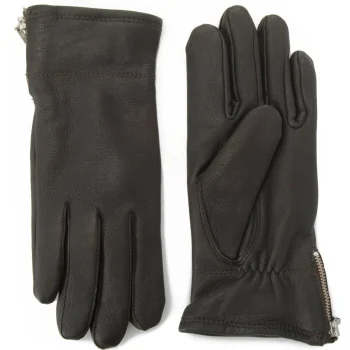 Fashion J. W. Hulme Co Hestra Charlene Deerskin Leather Zip Gloves
