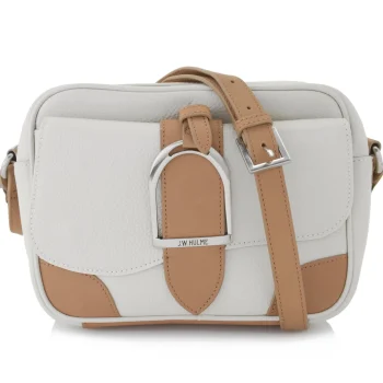 Sale J. W. Hulme Co Julia Equestrian Leather Camera Crossbody Bag