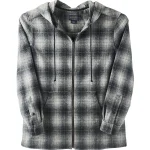 Best J. W. Hulme Co Pendleton Boyfriend Zip Hoodie Black Plaid