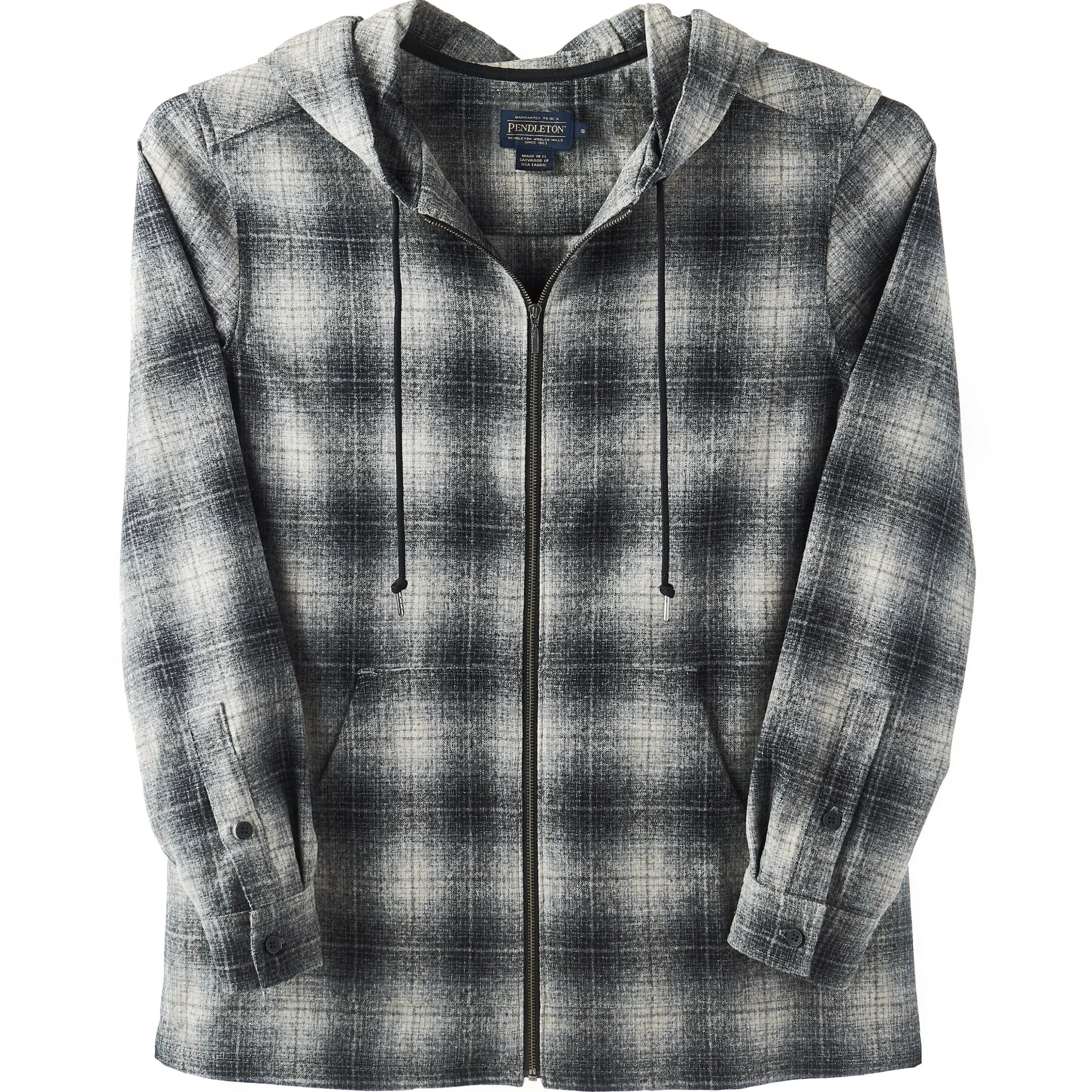pendleton-boyfriend-zip-hoodie-ReHJugPL-0.webp Best J. W. Hulme Co Pendleton Boyfriend Zip Hoodie Black Plaid
