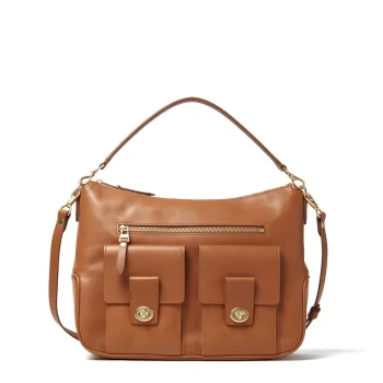 Discount J. W. Hulme Co Stella Satchel Walnut Hanover